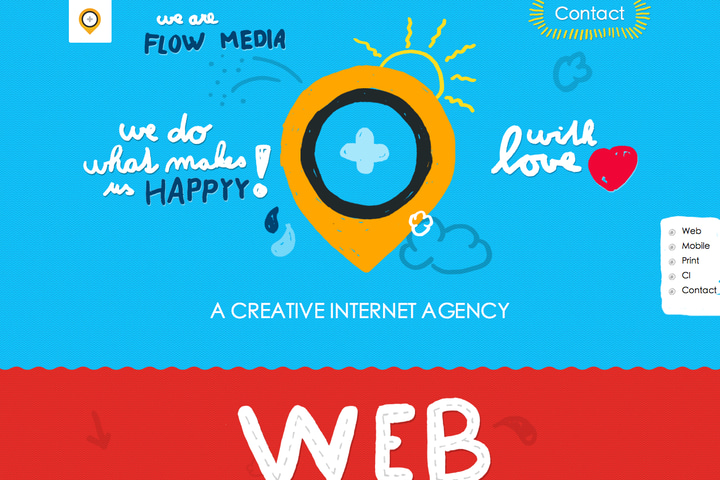 Flow Media website preview